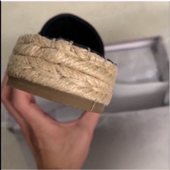 Botkier Espadrille Leather Sandal Slides - Picture 10 of 15